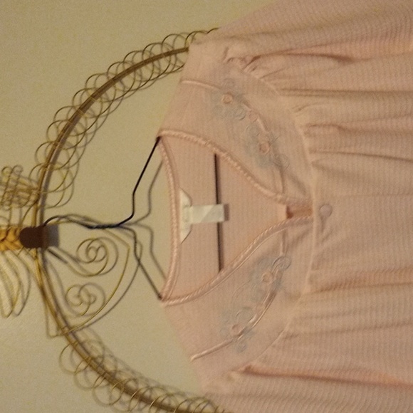 Adonna Womens Pink Snap Front Duster - Picture 2 of 4